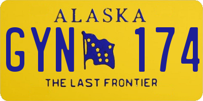 AK license plate GYN174