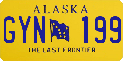 AK license plate GYN199