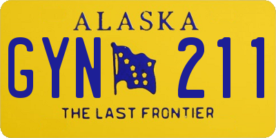 AK license plate GYN211