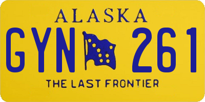 AK license plate GYN261