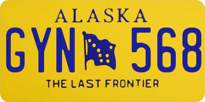 AK license plate GYN568