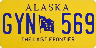 AK license plate GYN569