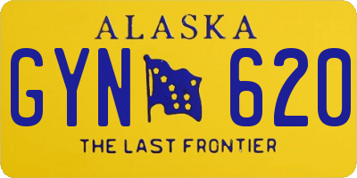 AK license plate GYN620