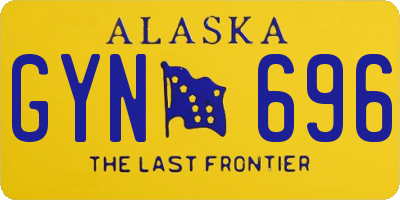 AK license plate GYN696