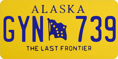 AK license plate GYN739