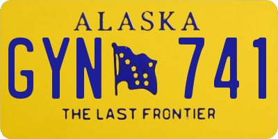 AK license plate GYN741
