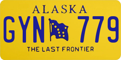 AK license plate GYN779