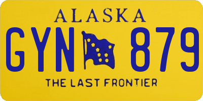 AK license plate GYN879