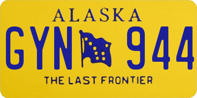 AK license plate GYN944