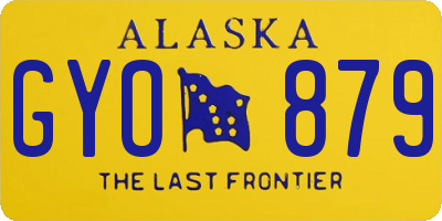 AK license plate GYO879