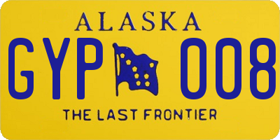 AK license plate GYP008