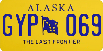 AK license plate GYP069