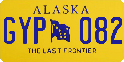 AK license plate GYP082