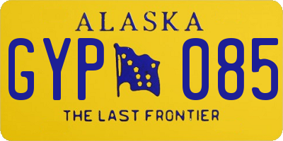 AK license plate GYP085