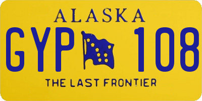 AK license plate GYP108