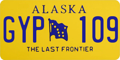 AK license plate GYP109