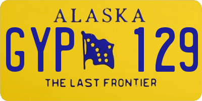AK license plate GYP129