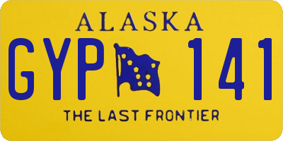 AK license plate GYP141