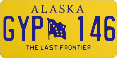 AK license plate GYP146