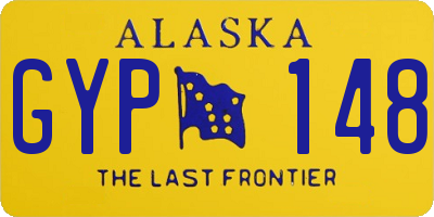 AK license plate GYP148