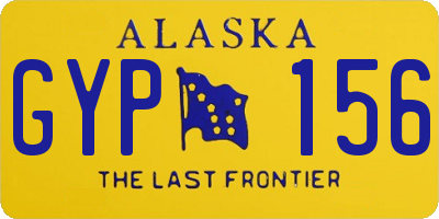 AK license plate GYP156