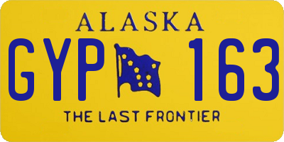 AK license plate GYP163