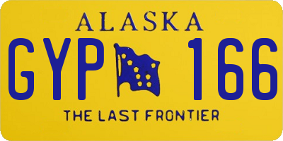 AK license plate GYP166
