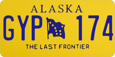 AK license plate GYP174