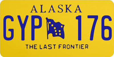 AK license plate GYP176