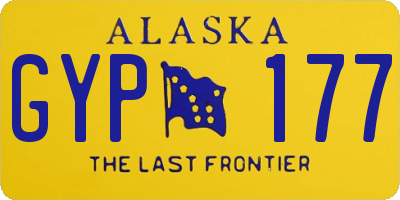 AK license plate GYP177
