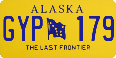 AK license plate GYP179