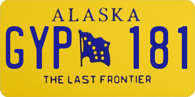 AK license plate GYP181