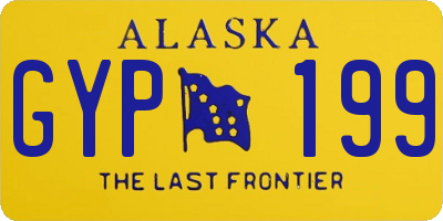 AK license plate GYP199