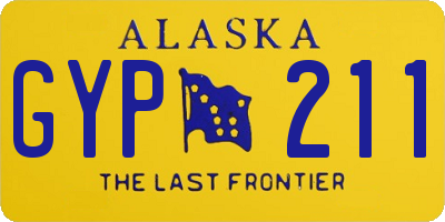 AK license plate GYP211