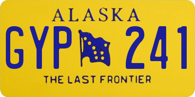AK license plate GYP241