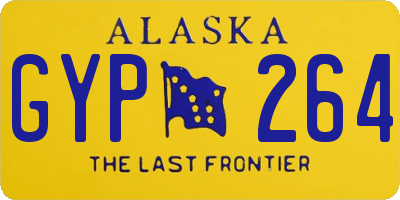 AK license plate GYP264