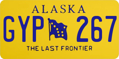 AK license plate GYP267