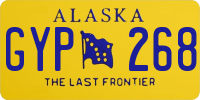 AK license plate GYP268