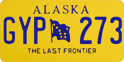 AK license plate GYP273