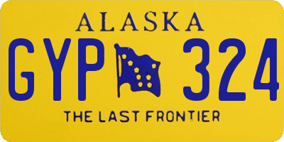 AK license plate GYP324