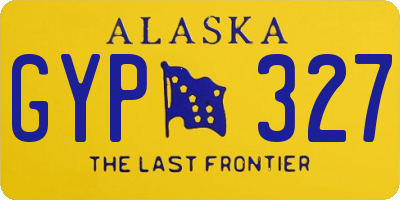 AK license plate GYP327