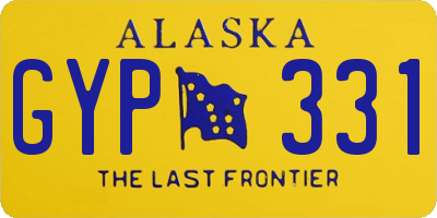 AK license plate GYP331