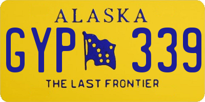 AK license plate GYP339