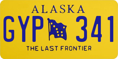 AK license plate GYP341