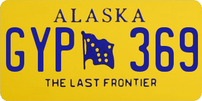 AK license plate GYP369