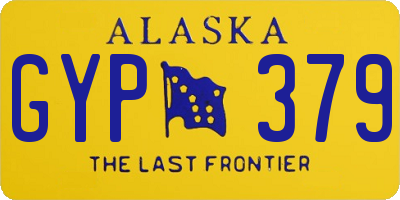 AK license plate GYP379