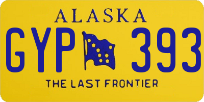 AK license plate GYP393