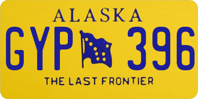 AK license plate GYP396
