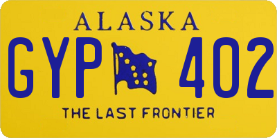 AK license plate GYP402