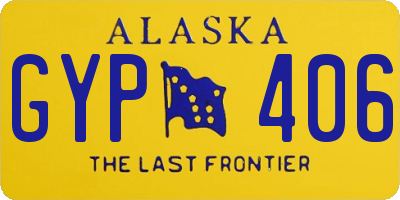 AK license plate GYP406
